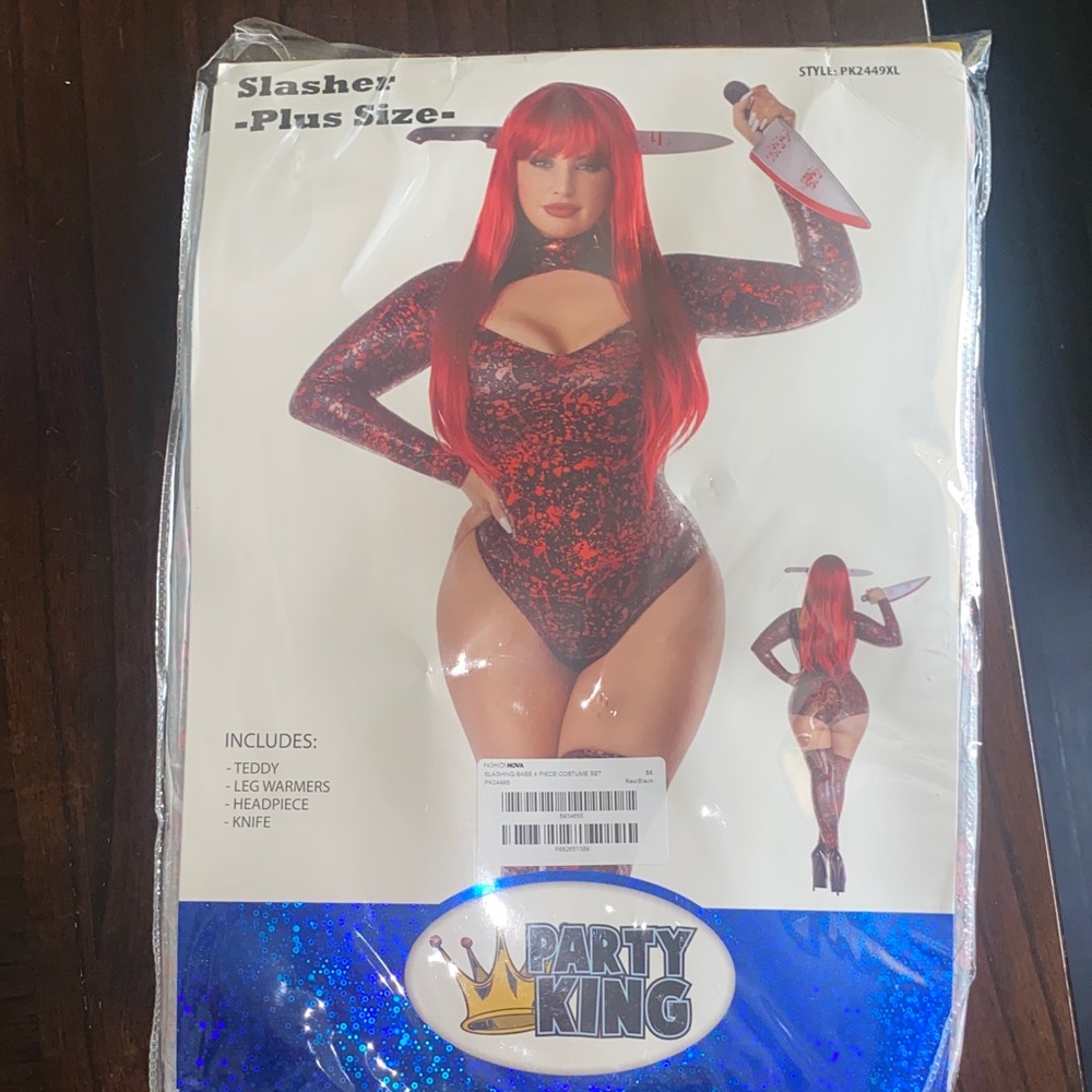 Red and Black Slasher Costume